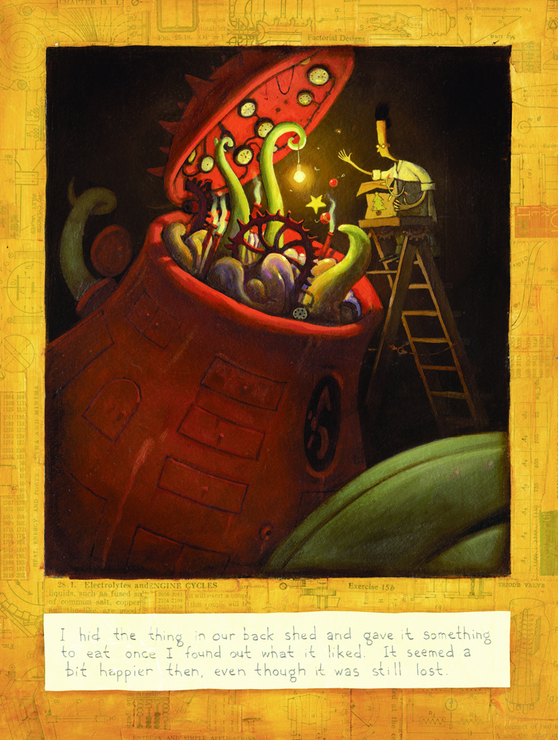Illustration of The Lost Thing by Shaun Tan
